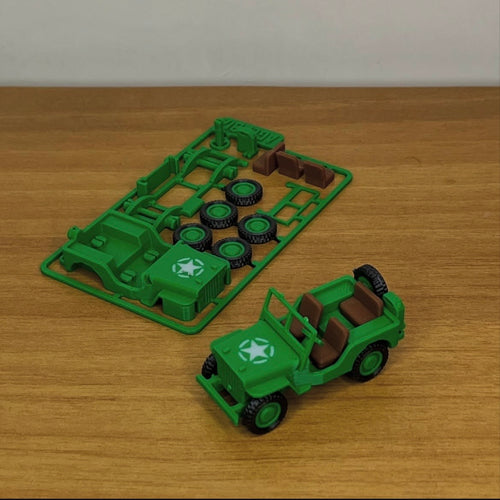 Kit montaggio modellino Jeep militare