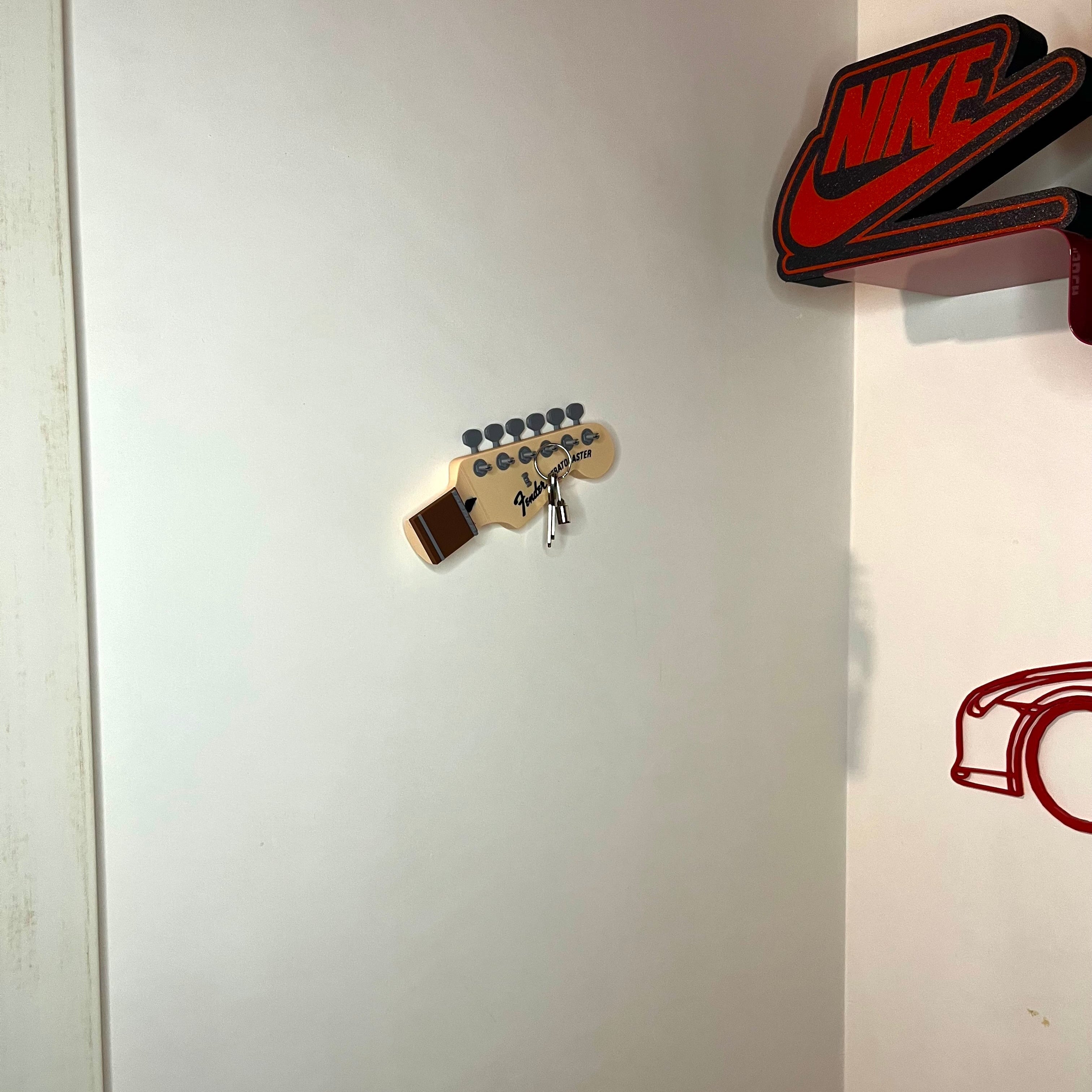 Portachiavi da parete design paletta Stratocaster